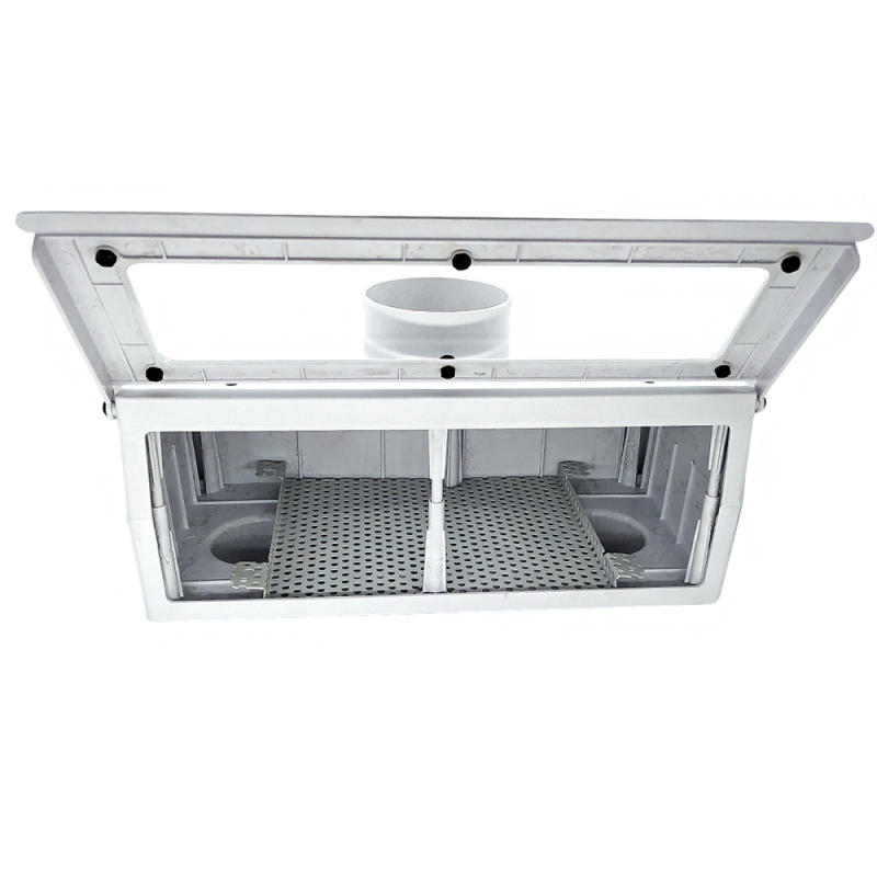 Dust extraction unit for scraper edge banding machines