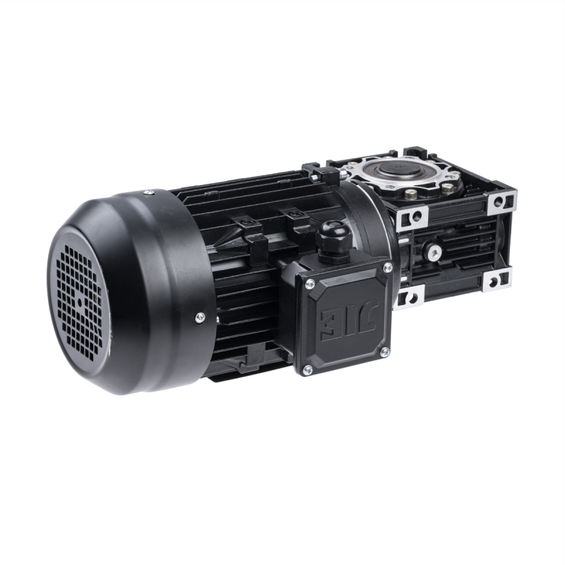 Worm gear motor JRSTD50-15:1-80B14+DS80S4-IEC-0.75KW-B14 for drilling machine