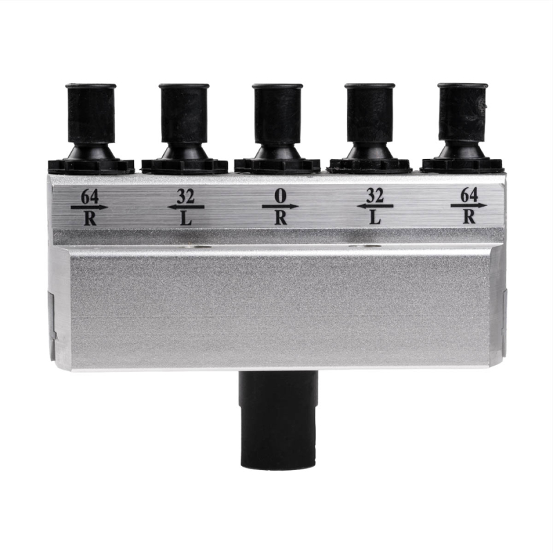 Quick-release drilling head for 5 spindles for drilling machines