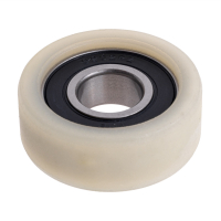 Carriage roller 43x16 mm with plastic coating