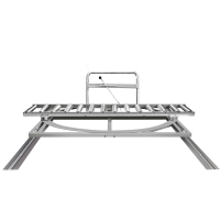 Swivel Rail Roller Trolley 2500x600x300 mm
