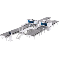 Automatic drilling line KDT Line-2 based on NC-boring machines machines with KD-612NHSA