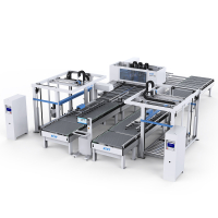 Automatic drilling line based on the KD-612THA machine with automatic loading/unloading