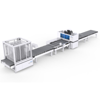 Automatic drilling line based on the KD-612THA with a buffer for workpieces