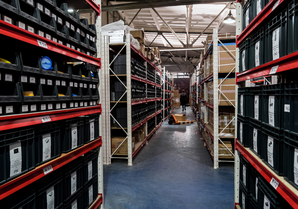 Spare parts warehouse