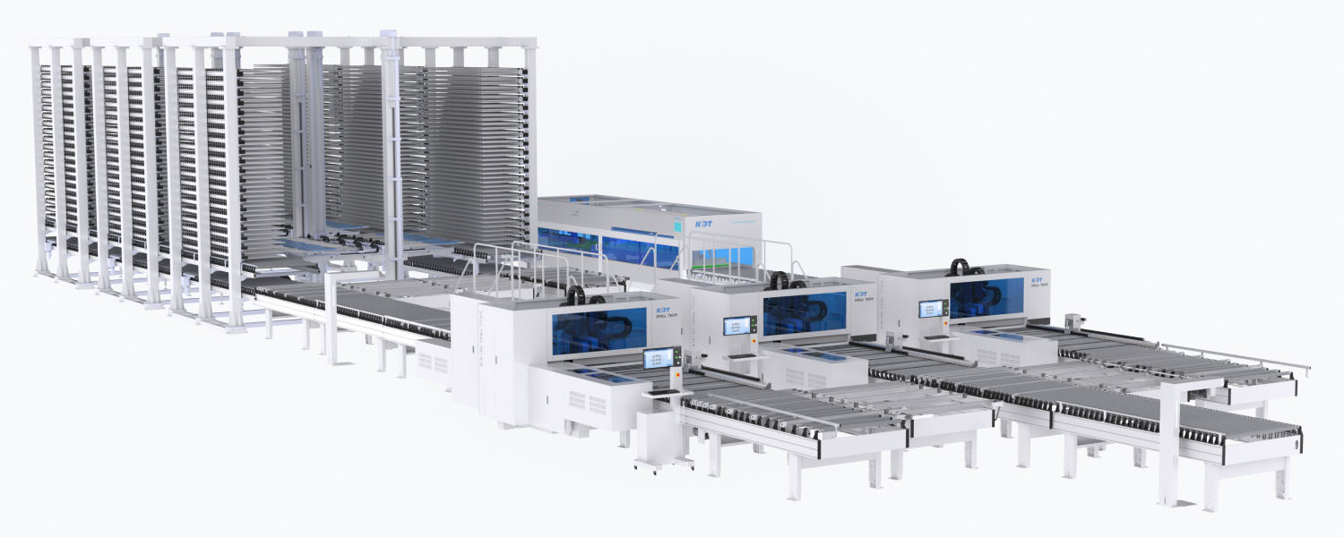 Smart buffer for workpieces accumulation and sorting KHS-6310S