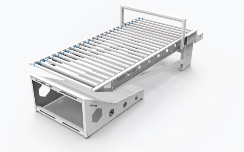 Box and product joining conveyor WG803