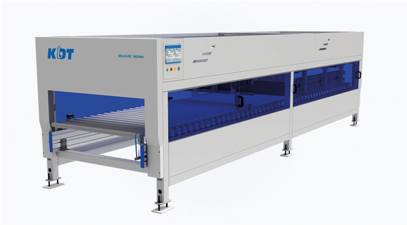 Automatic machine for measuring the dimensions of parts before packaging WG8M4