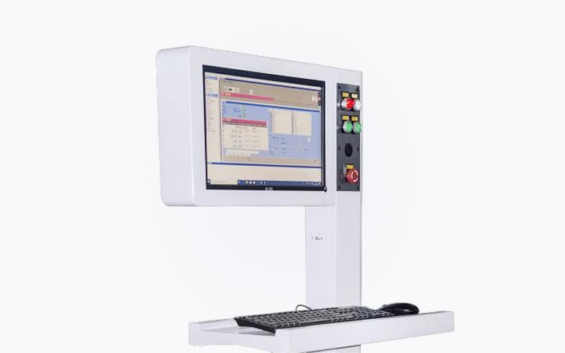 Multifunctional OSAI CNC control panel for managing the machining center