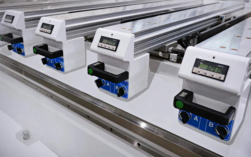The machining center is built on a high-tech aluminum profile system