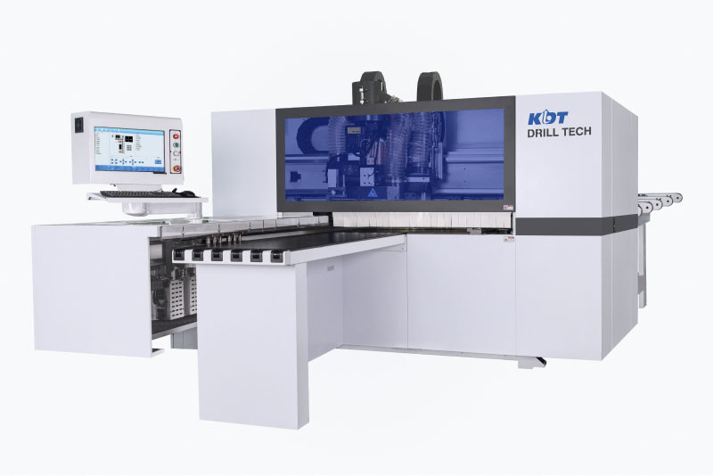 CNC drilling center KD-612KH with two drilling groups