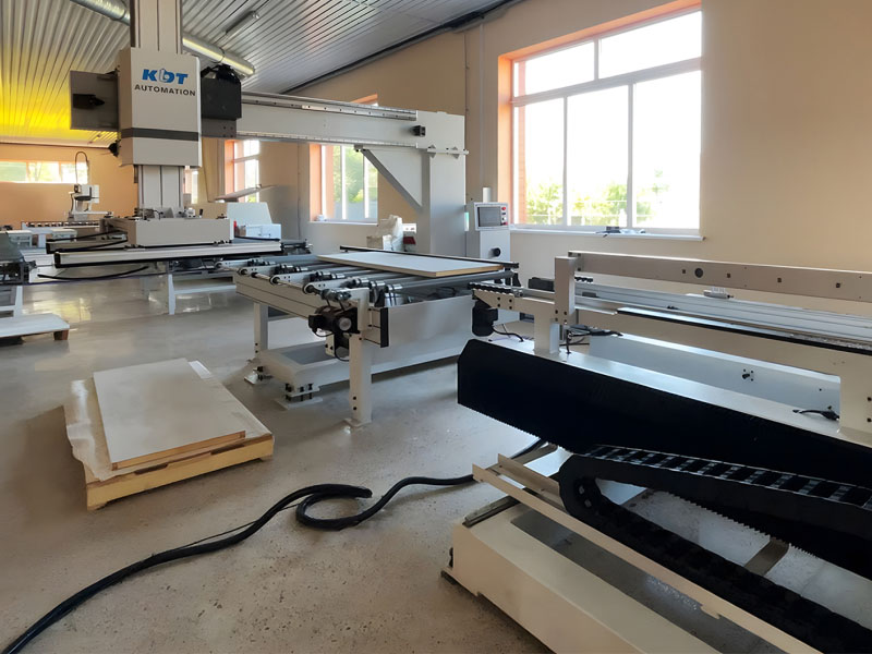 Automated line based on CNC milling machine KDT KHM-660B