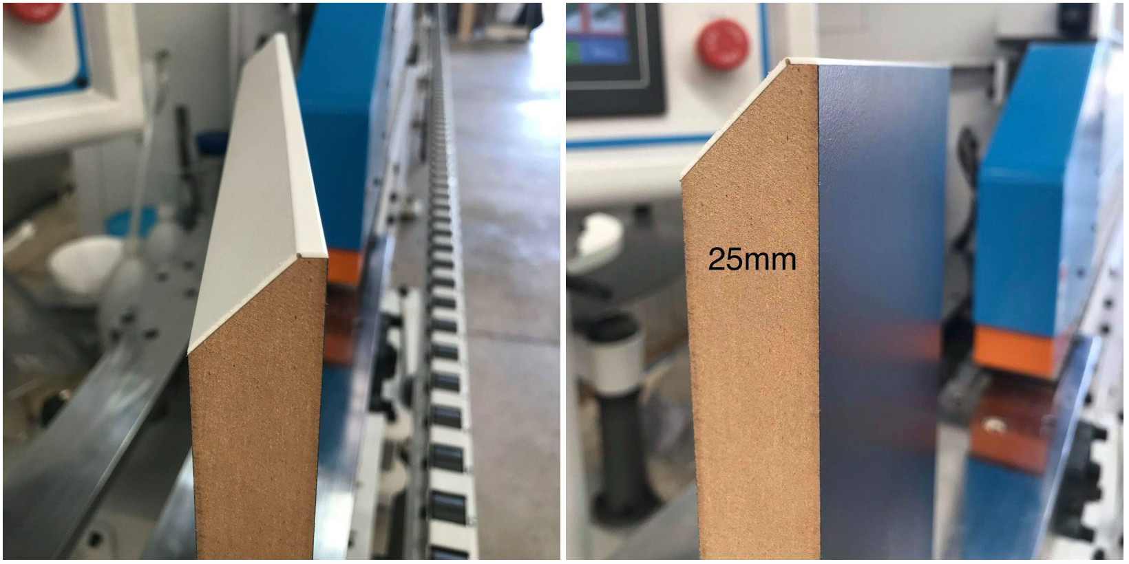 partial bevel effect 25 mm