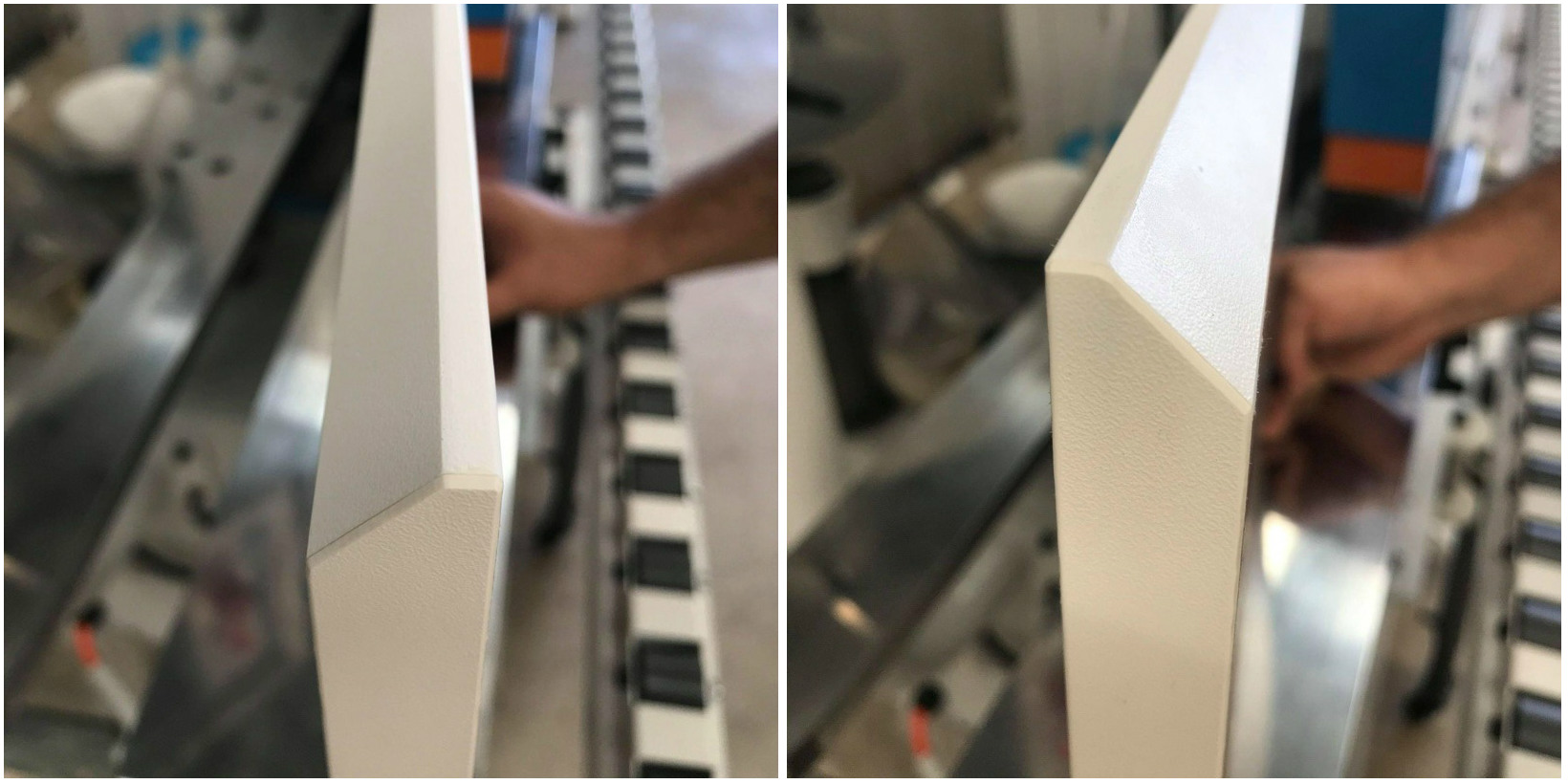 partial bevel effect