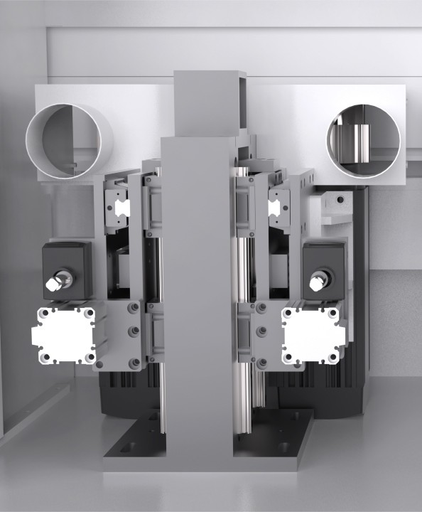 Pre-milling unit for the straight edge of the workpiece