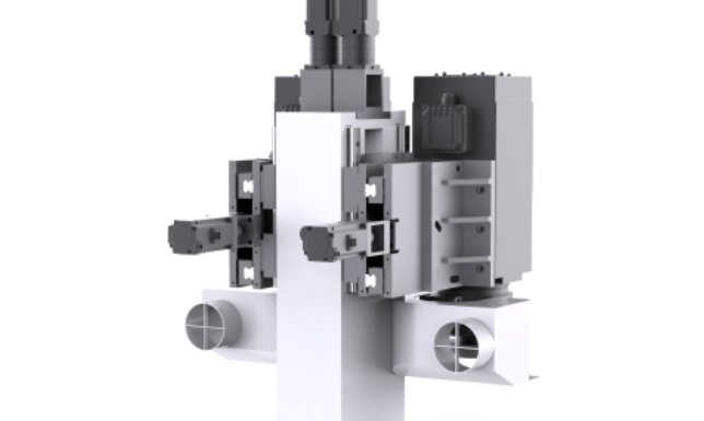 Profile milling unit for the workpiece edge