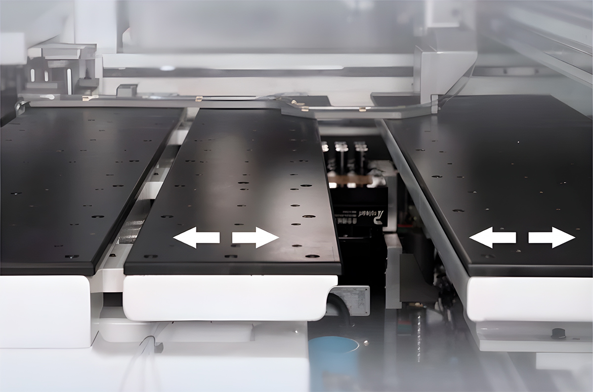 Movable plates and air flotation table