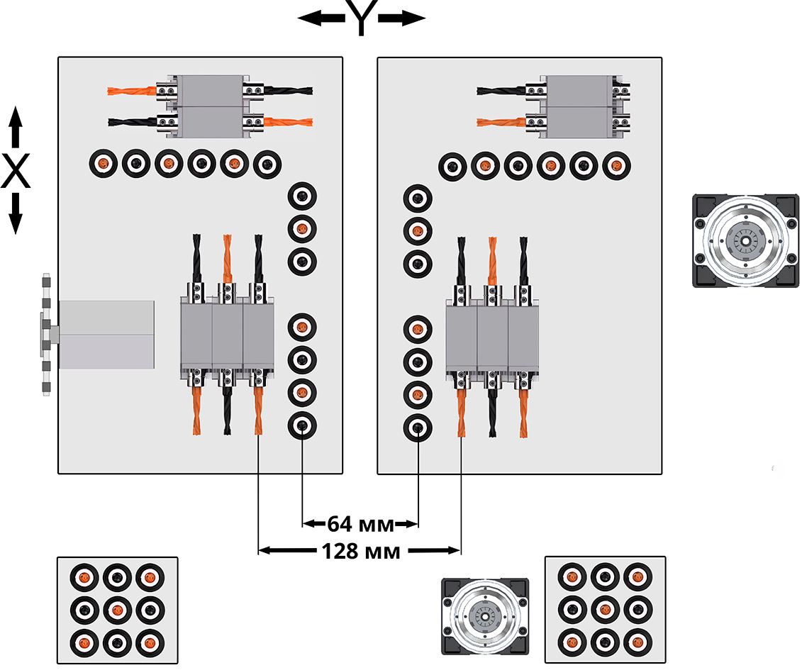 drill head diagram KDT KD-612THA