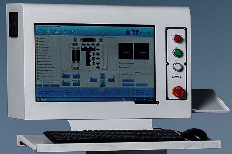 Machine control panel